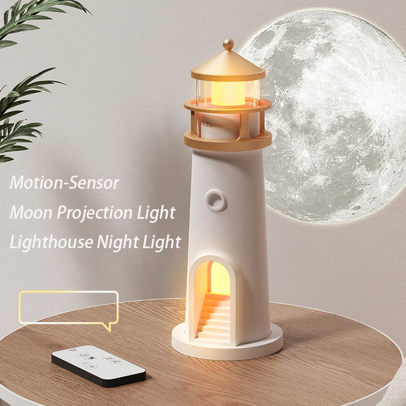 Moon lamp night light with Bluetooth speaker, remote control, motion sensor and ambient light