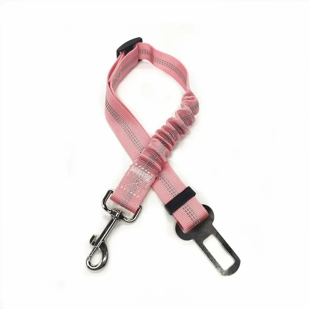 Adjustable Pet Car Seat Belt for Dogs & Cats, Safety Harness Lead Clip Vehicle Seatbelt