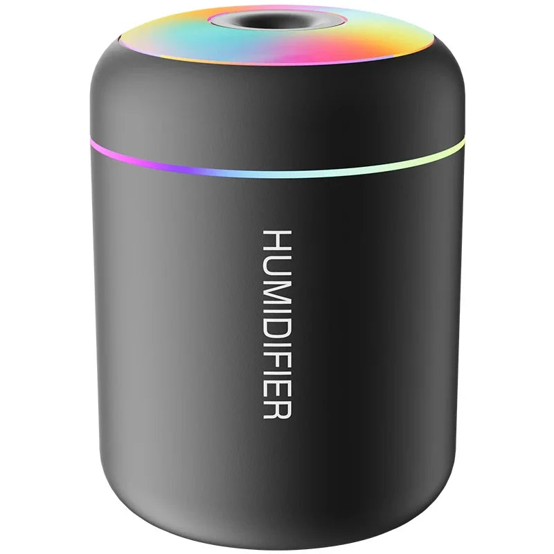 180Ml Mini Air Humidifier – Usb Aroma Diffuser & Mist Maker for Home, Car & Bedroom