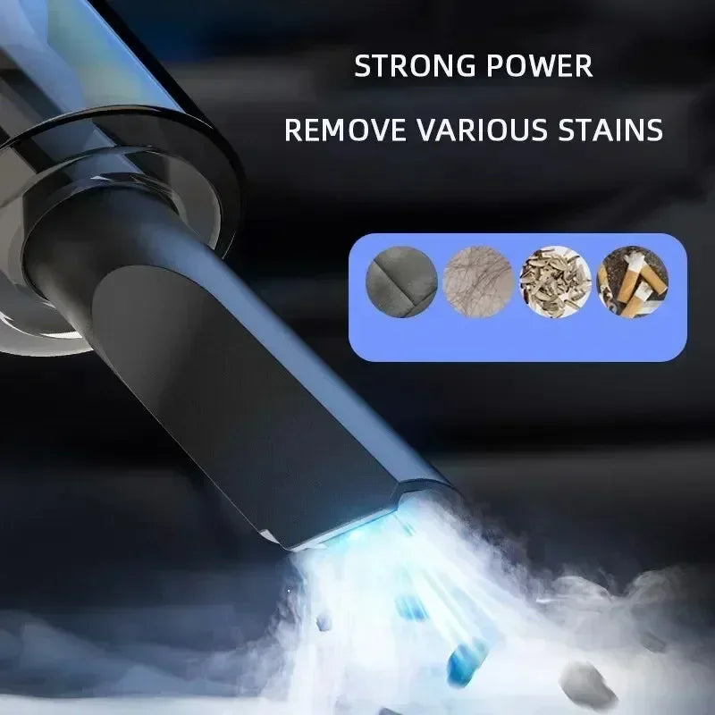 Wireless Vacuum Cleaner 120W Handheld – Powerful Suction For Car, Home & Pet Hair, Quick Charge