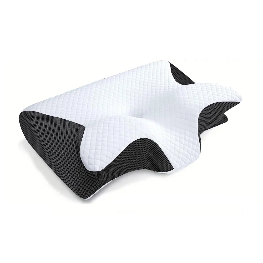 Memory Foam Cervical Pillow – Ergonomic Contour Orthopaedic Neck Pillow for Pain Relief & Support