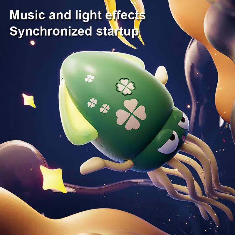 FUNNY DANCING OCTOPUS TOY ELECTRONIC PET WITH MUSIC LIGHTS CRAWLING OBSTACLE KIDS CHRISTMAS GIFT