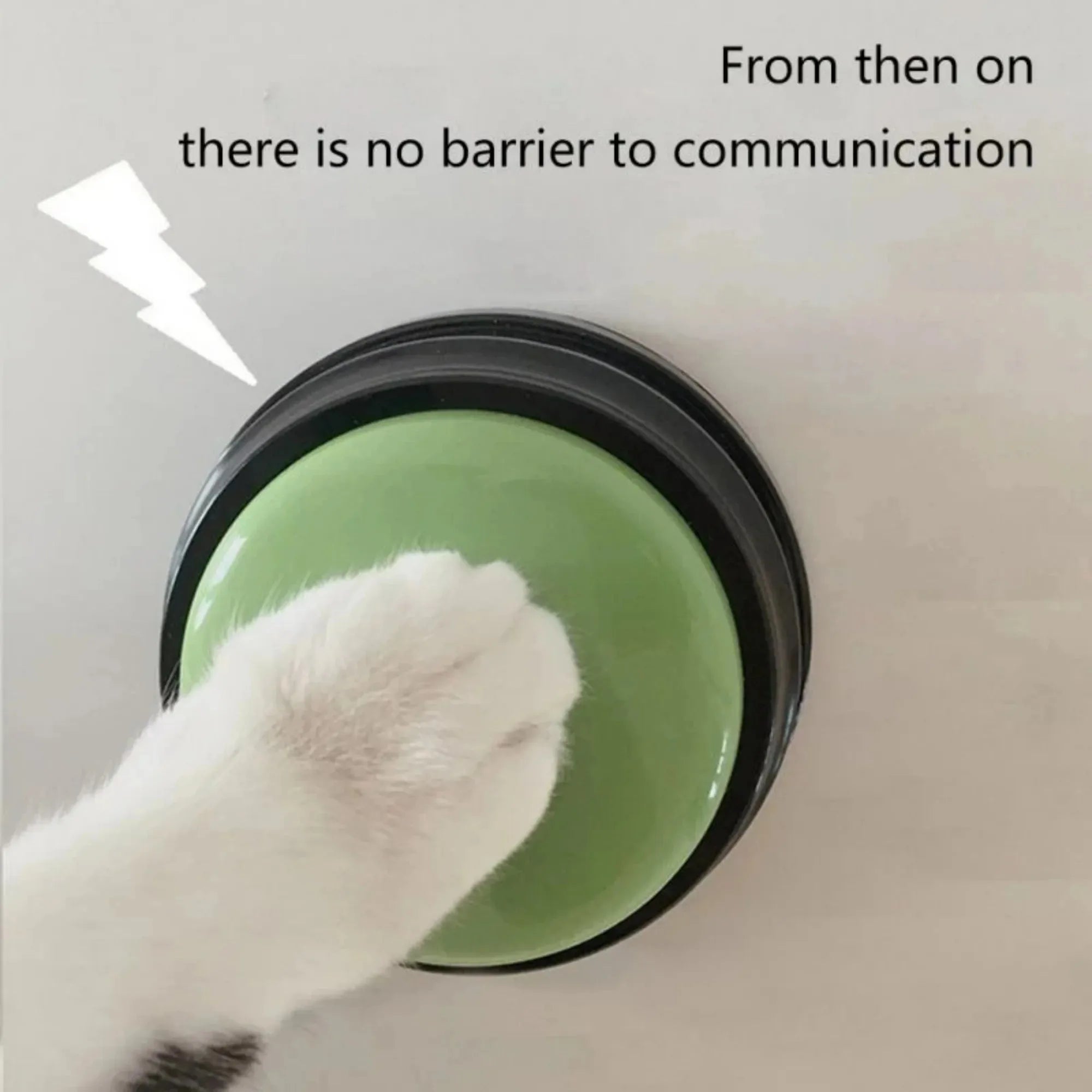 Dog Communication Buttons Voice Recorder for Training & Talking Pets with 30s Custom Playback