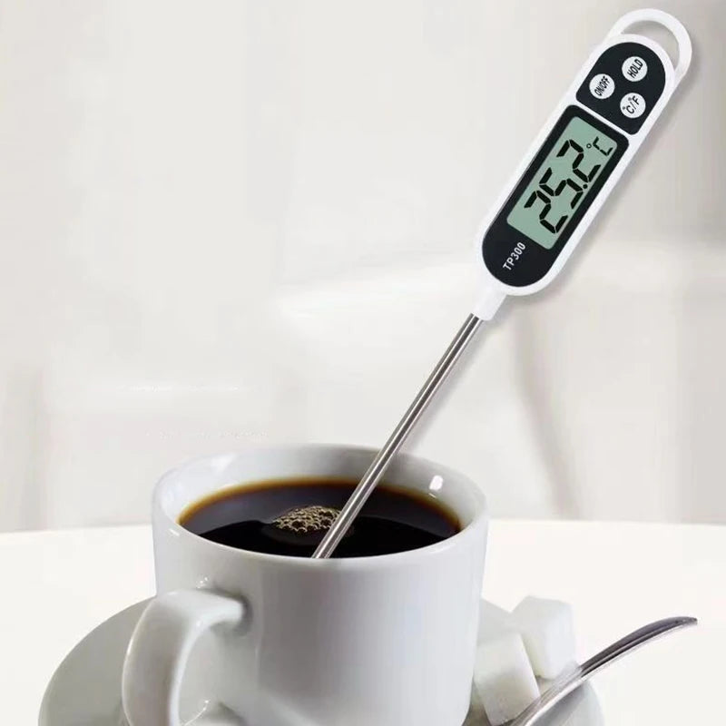 Digital Probe Food Thermometer Kitchen Meat Milk Cooking BBQ TP300 Electronic Temperature Gauge