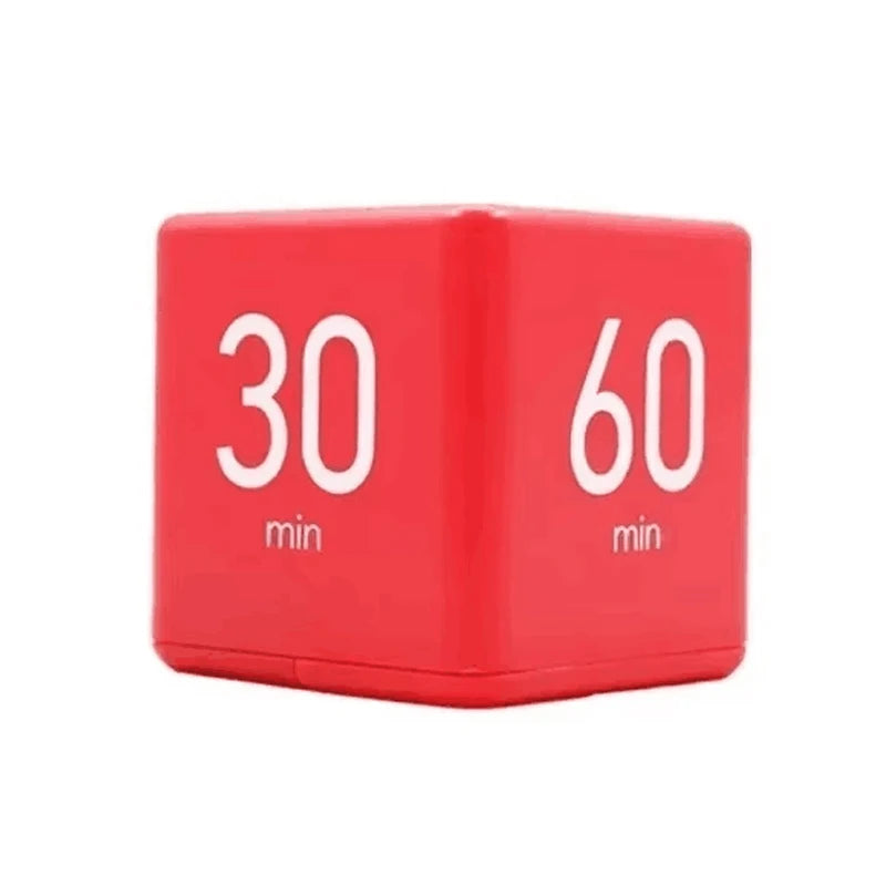 Productivity Cube Timer Gravity Sensor LED Display Dual Mode Countdown Digital Timer for Cooking