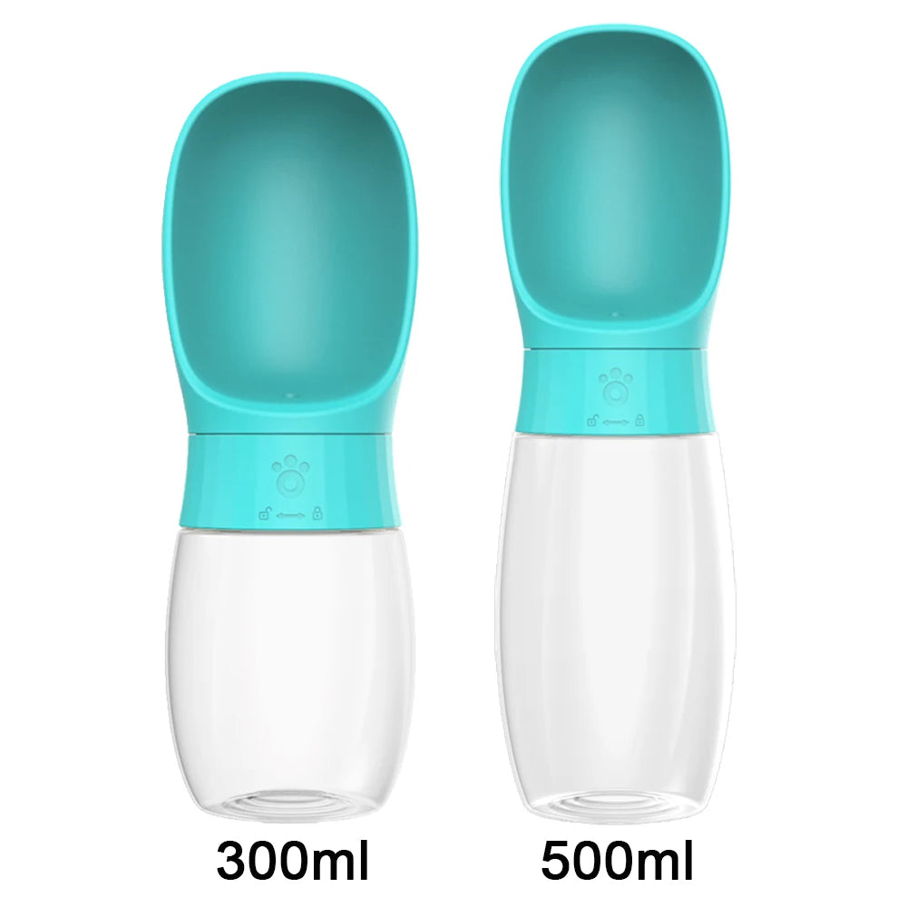 500ml Dog Water Bottle Portable Drinking Bowl Travel Pet Dispenser for Dogs & Cats Leak Proof Cup
