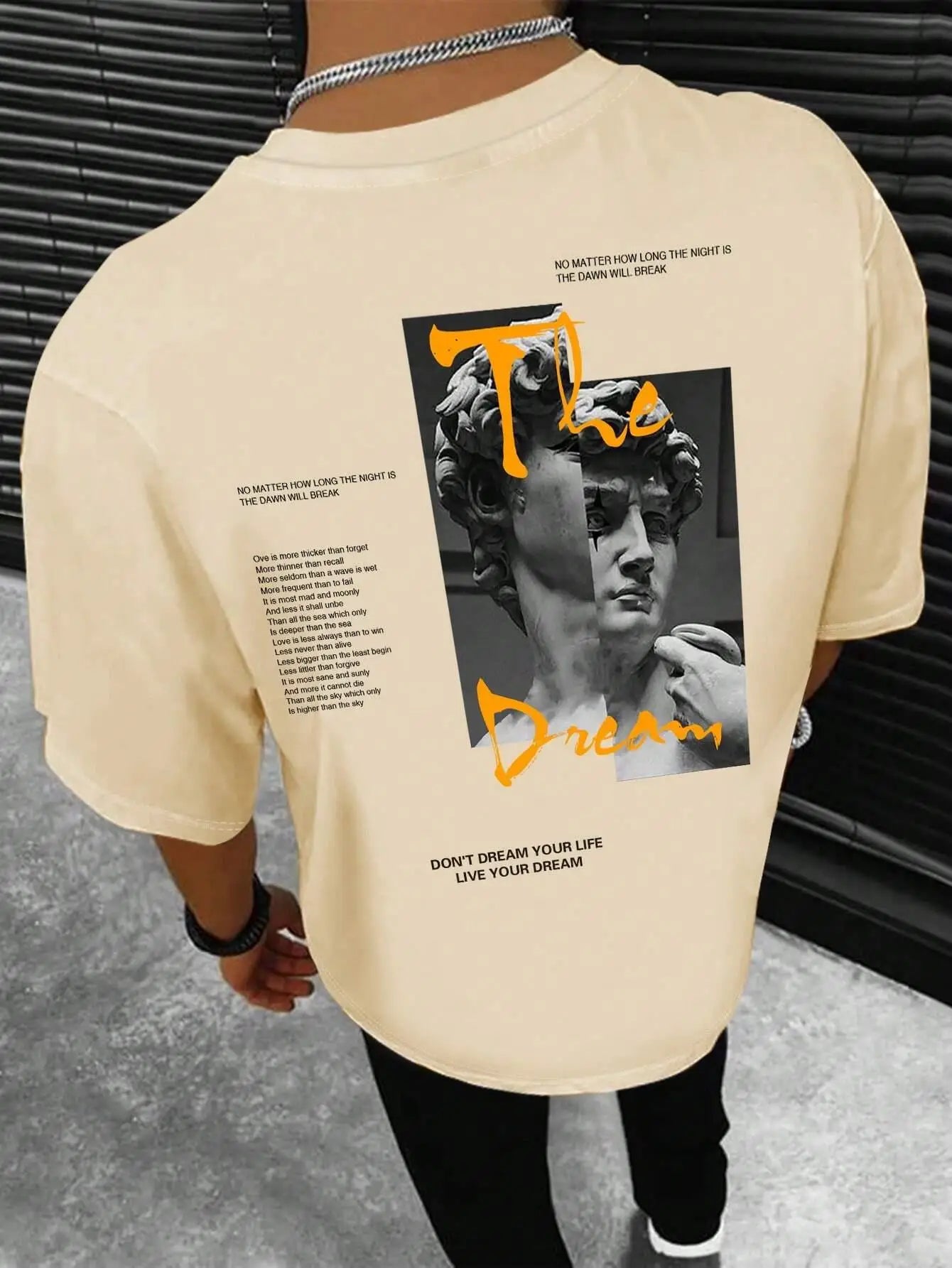 Don't Dream Your Life Live Your Dream Men’s Summer T-Shirt – Bold Style Meets All-Day Comfort