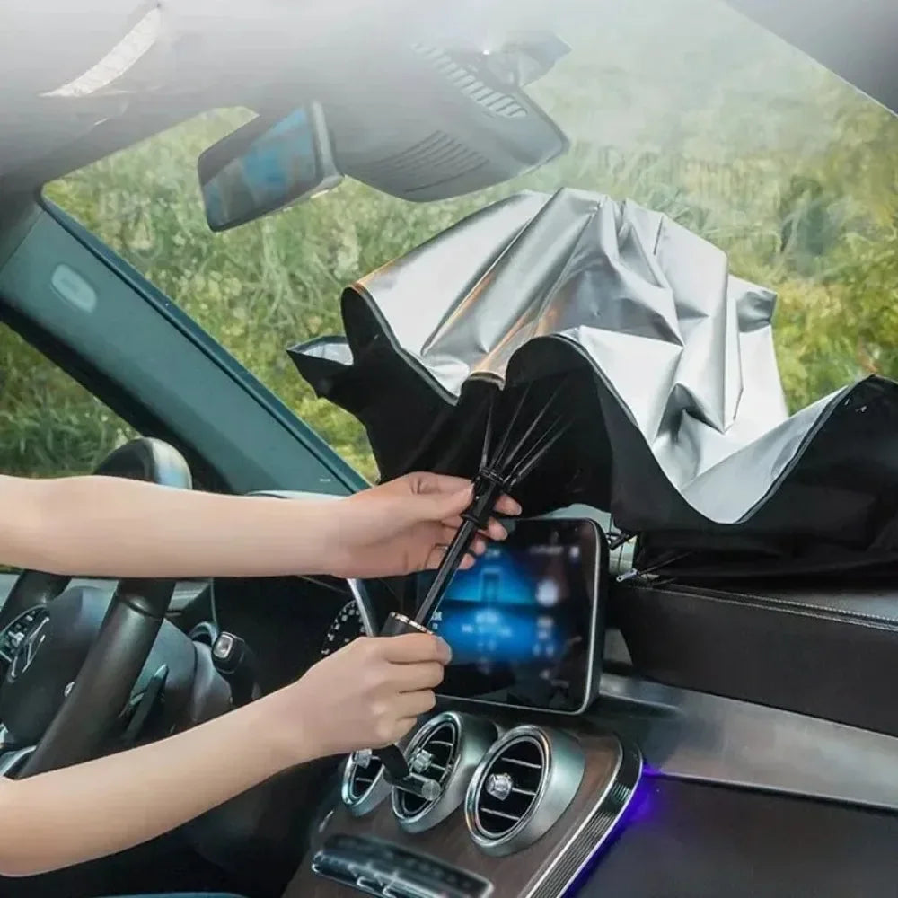 Car Sunshade Umbrella Folding Auto Windshield Parasol UV Protection Heat Reflective Sun Shade