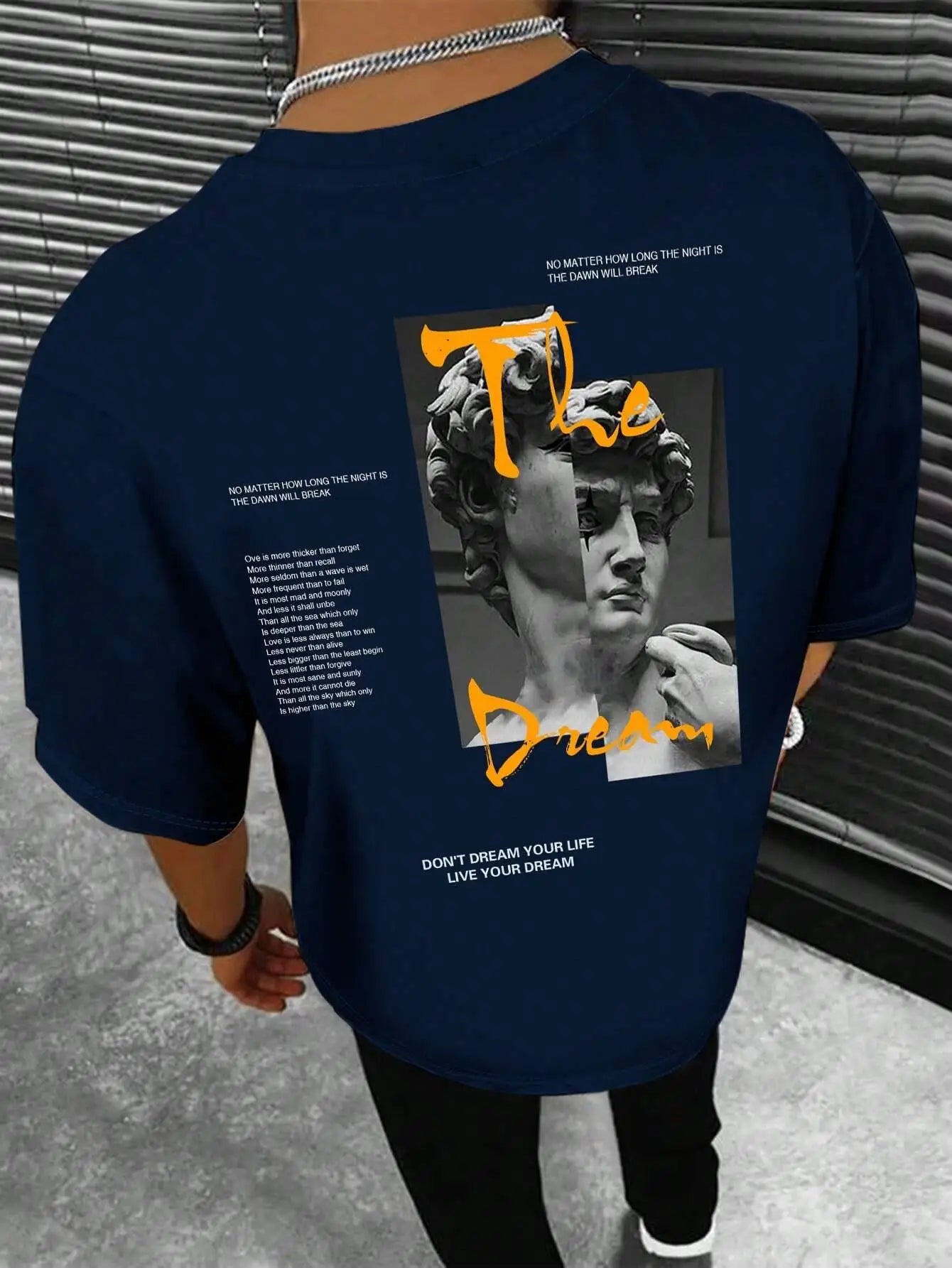 Don't Dream Your Life Live Your Dream Men’s Summer T-Shirt – Bold Style Meets All-Day Comfort