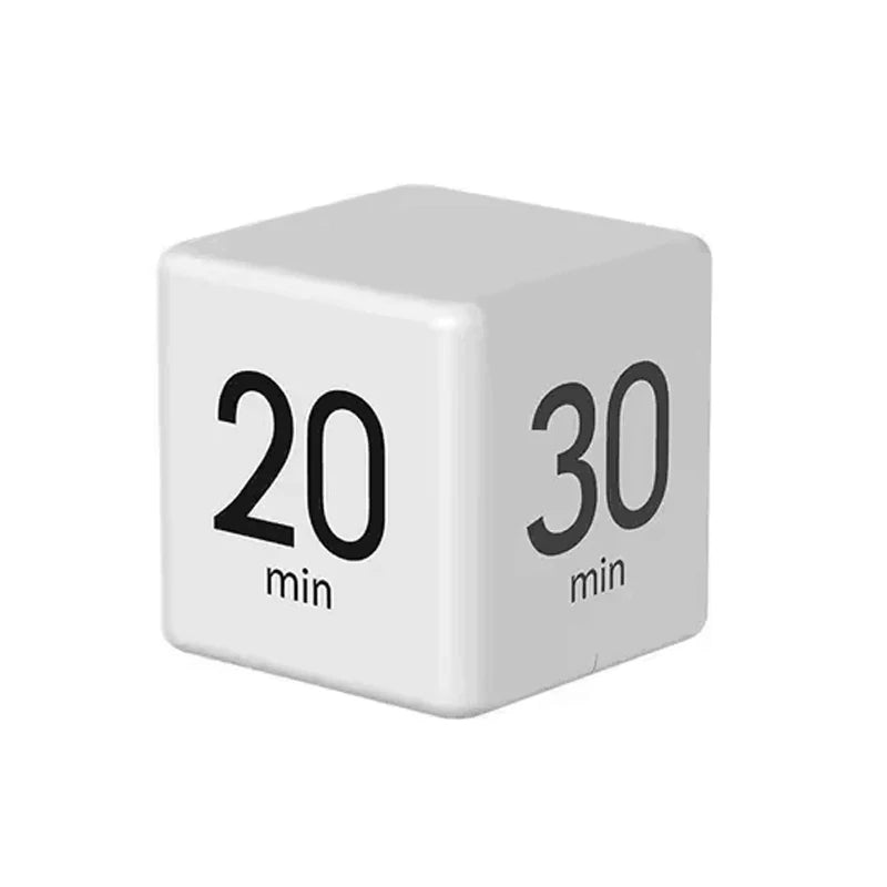 Productivity Cube Timer Gravity Sensor LED Display Dual Mode Countdown Digital Timer for Cooking