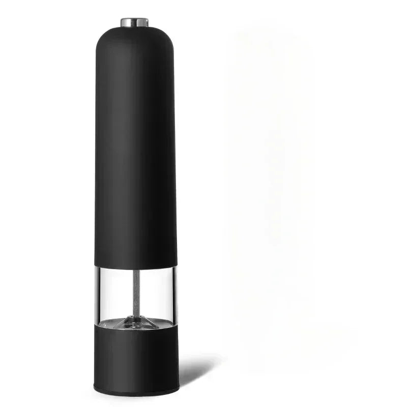 Electric Salt and Pepper Grinder with LED Light Adjustable Coarseness Automatic Spice Mill Kitchen Tool