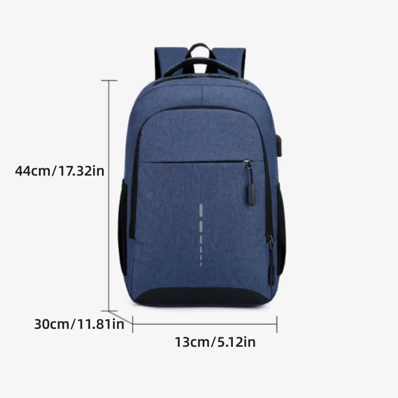 Unisex Large Capacity Fashion Backpack – Travel Laptop School Bag for Men & Women Students