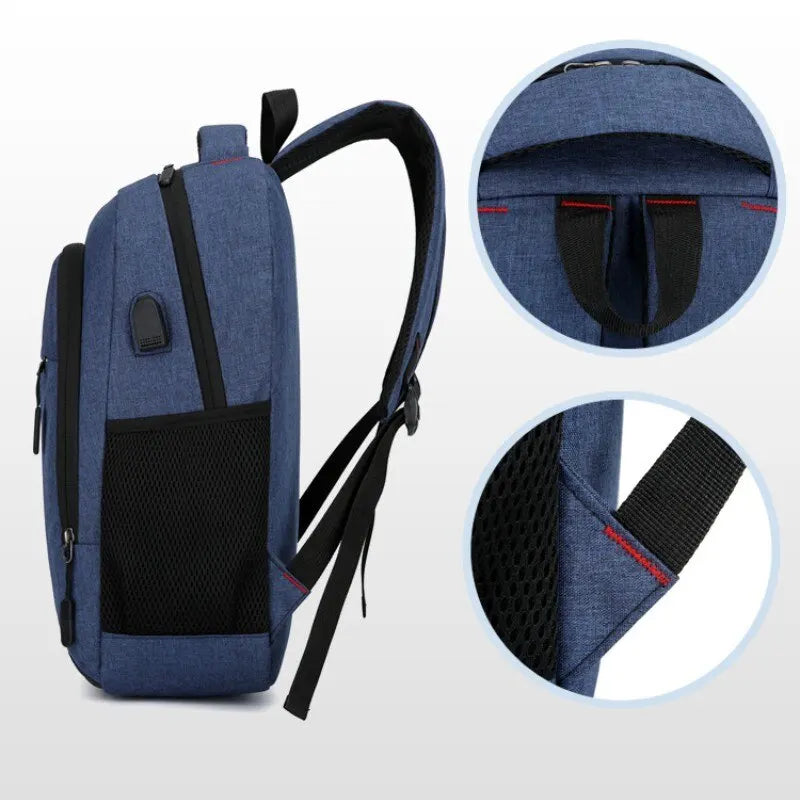 Unisex Large Capacity Fashion Backpack – Travel Laptop School Bag for Men & Women Students