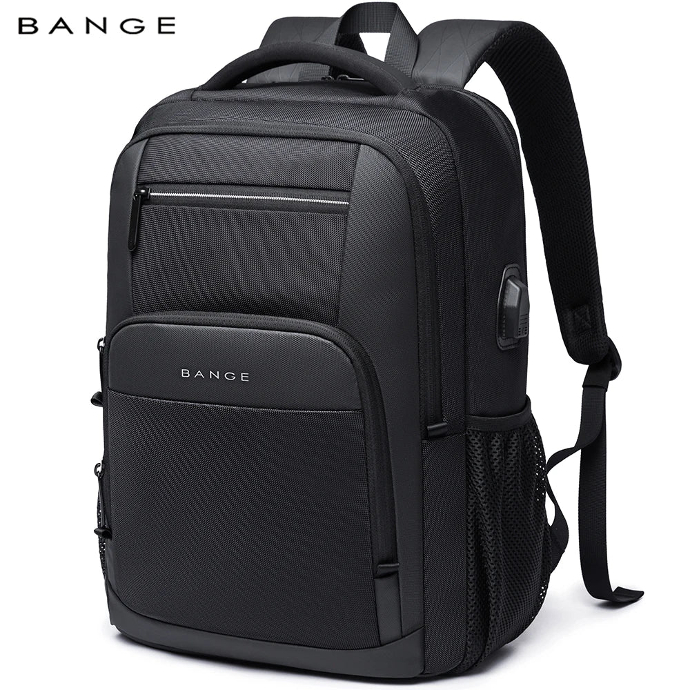 BANGE Sling Travel Laptop Backpack – Waterproof USB Charging Port, Fits 15.6" Laptop, Unisex