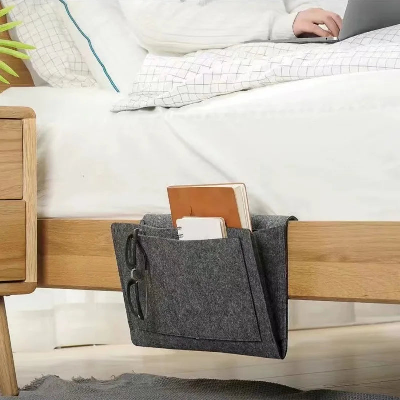 Bedside, Living Room Hanging Storage Bag for Books, Mobile Phones, Remotes, Tissues and Accessories