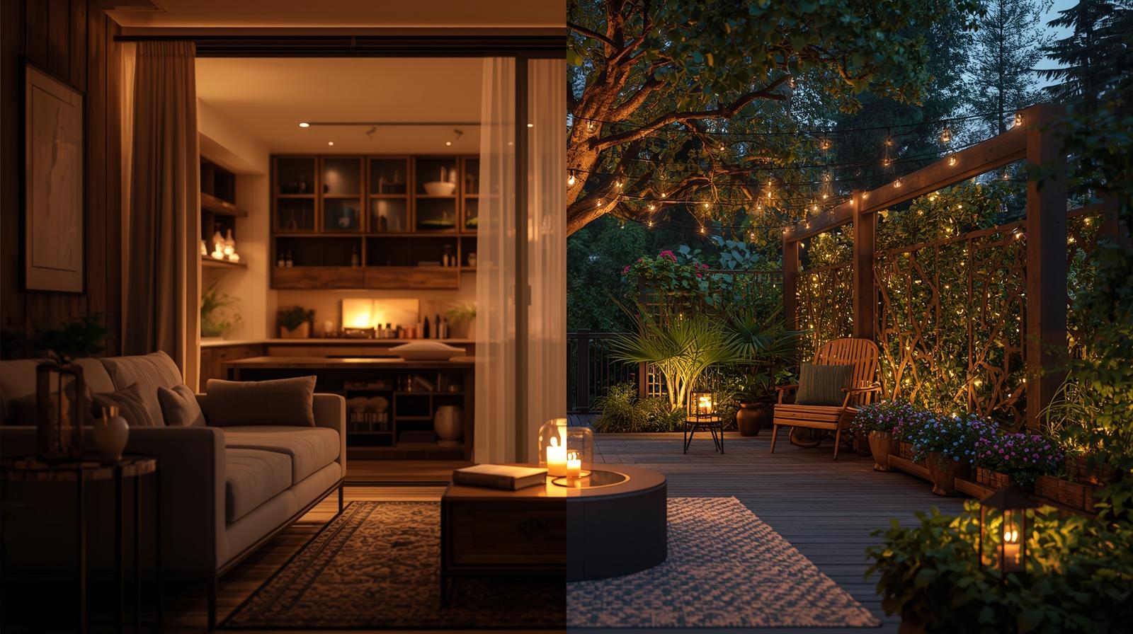 Ambient Home Décor Tips: Create Relaxed Indoor & Outdoor Living Spaces