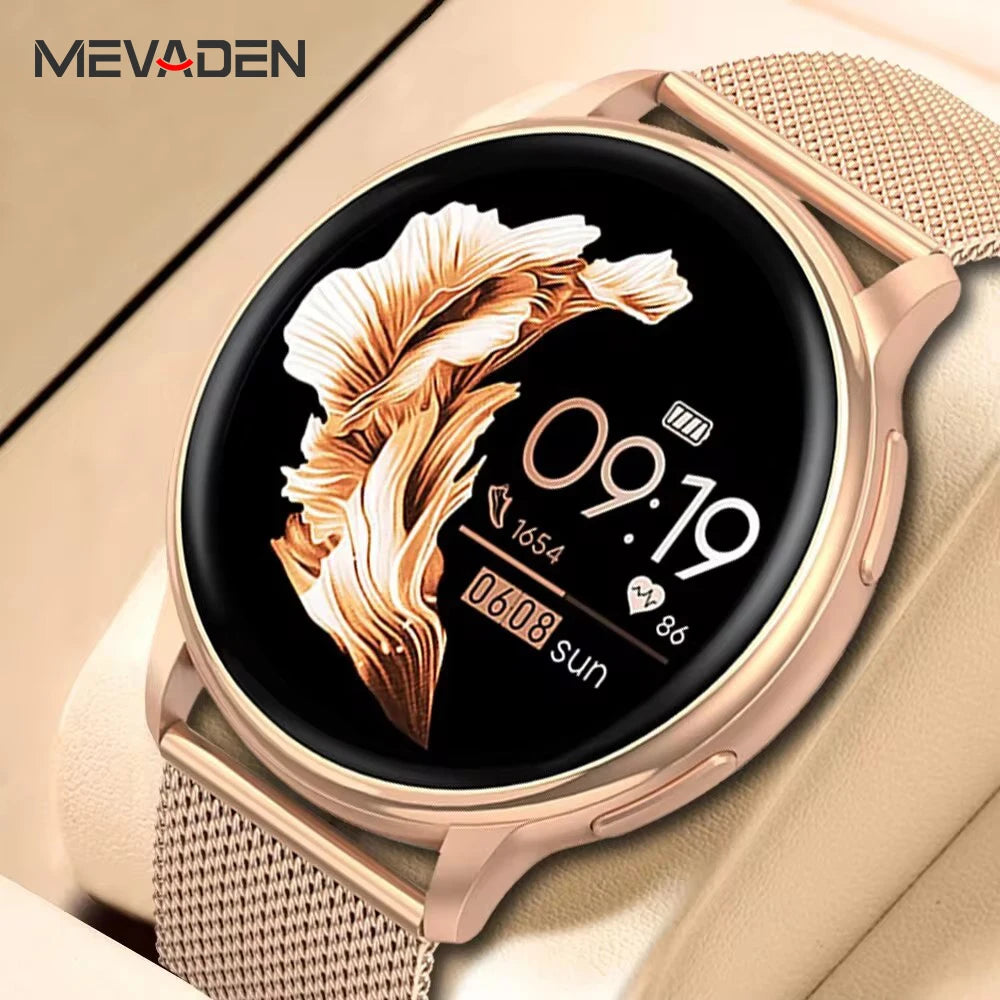 MEVADEN Y22 Bluetooth Call Smart Watch for Men and Women Fitness Tracker Heart Rate Android iOS