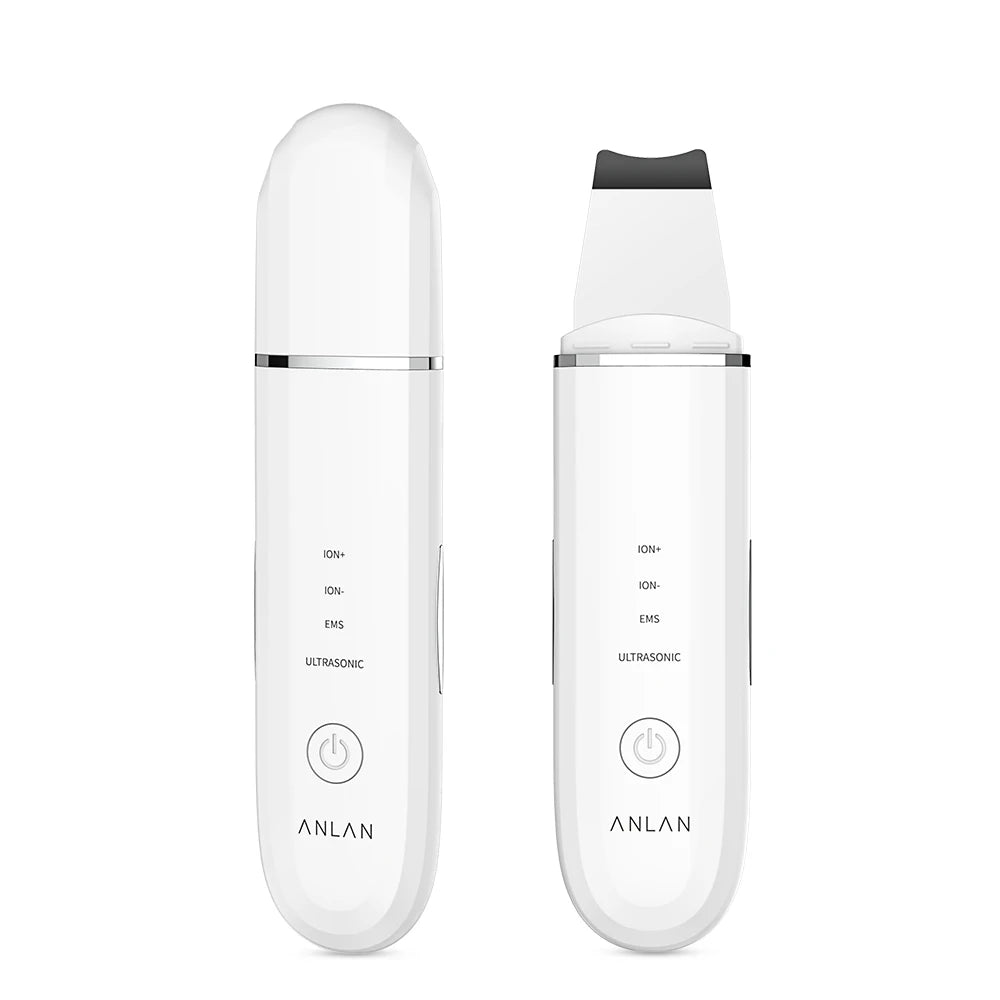 ANLAN Ultrasonic Skin Scrubber Deep Facial Cleansing Device with Ion Care and EMS Lifting