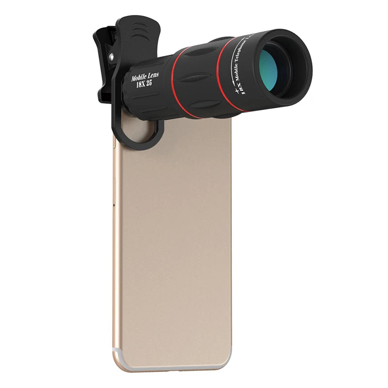 APEXEL 18X Universal Zoom HD Telephoto Lens  – Mobile Phone Monocular Camera Accessory