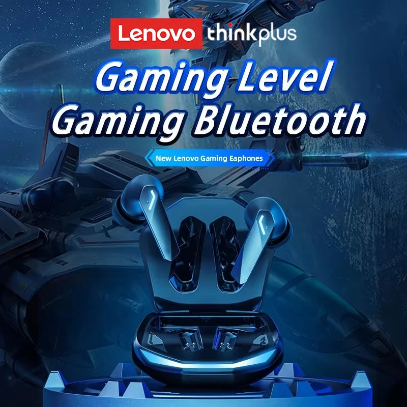 LENOVO GM2 Pro Bluetooth 5.3 Wireless Gaming Earbuds Low Latency Dual Mode + HD Mic Noise Reduction