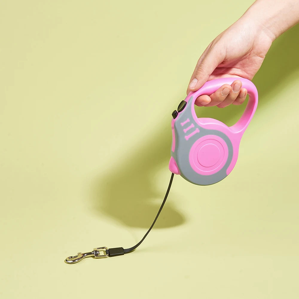 HOLAPET Retractable Dog Leash 3M/5M for Small Dogs & Cats Durable Nylon Lead for Walking & Travel