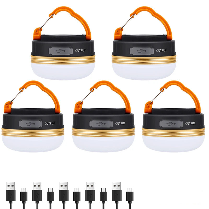 10W High Power LED Camping Lantern 1200mAh USB Rechargeable Waterproof Outdoor Tent Light NZ