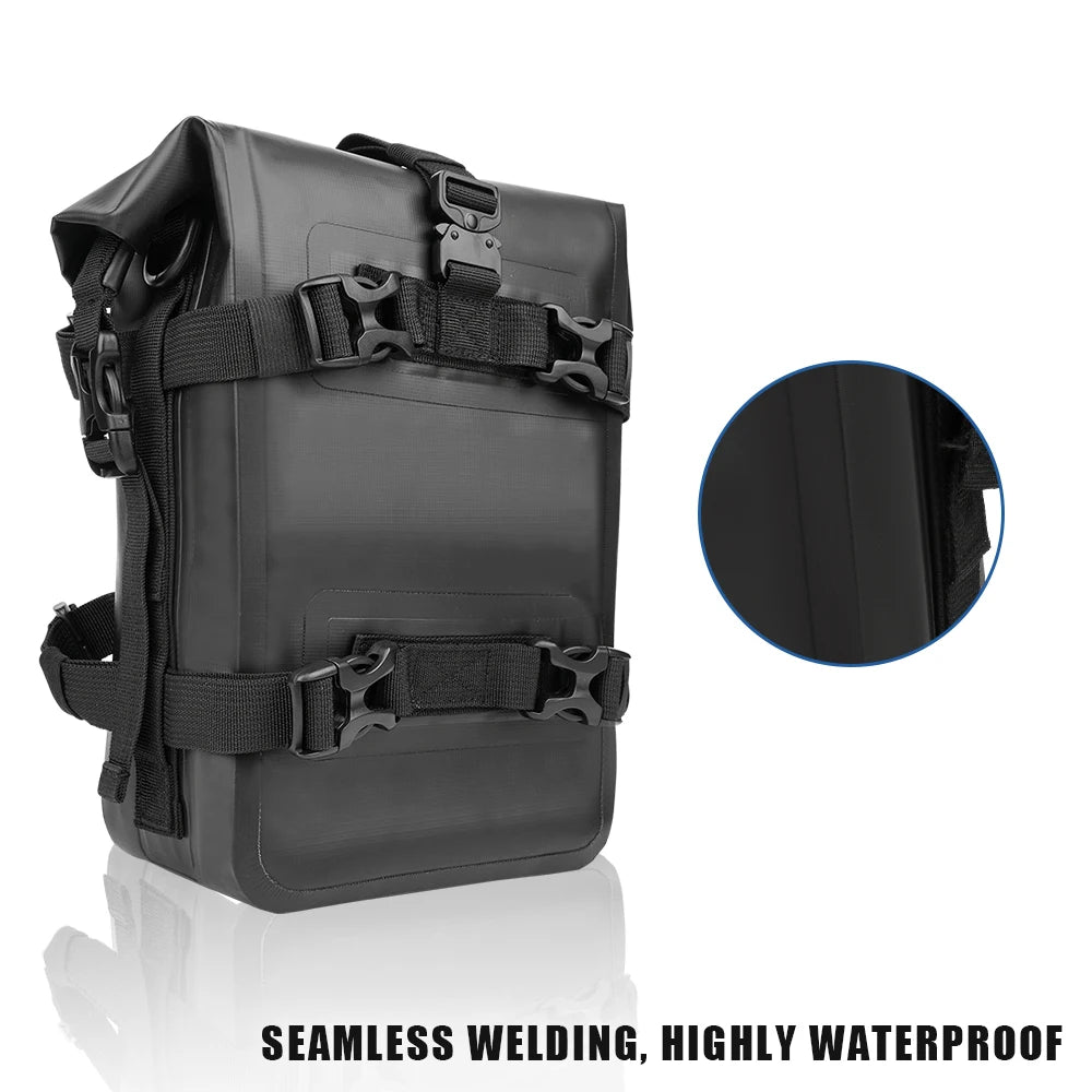 Waterproof Motorcycle Crash Bar Bags for BMW R1200GS R1250GS ADV Honda NC750X CB500X Durable Storage