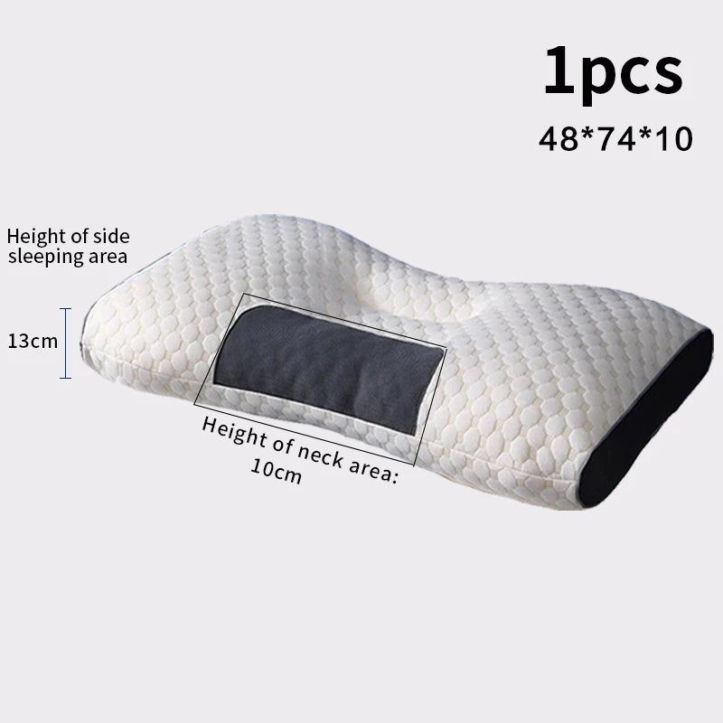 MOYU Cervical Neck Pillow for Sleeping, Orthopedic Neck Support, Memory & Massage Pillow Adult