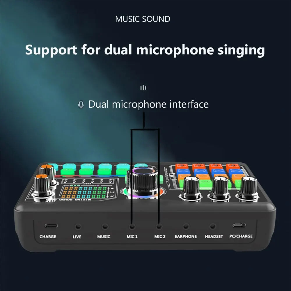ZealSound P300 Podcast Microphone & Sound Card Kit for Streaming, Recording, Gaming and Vlogging Gear
