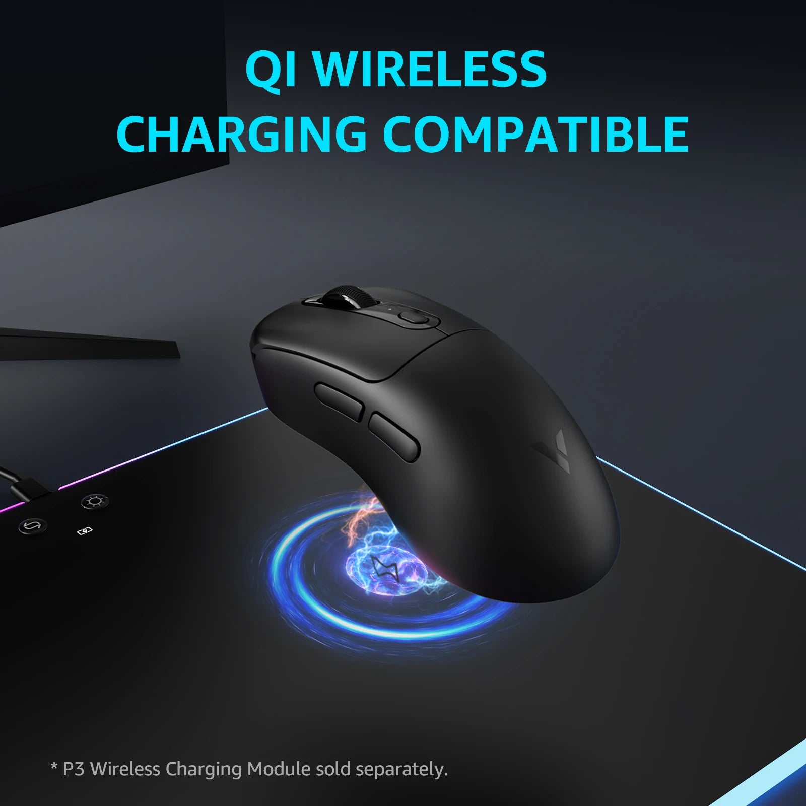 RAPOO VT3Pro Wireless Gaming Mouse 59g Lightweight 26000DPI 8KHz Polling 9 Programmable Buttons