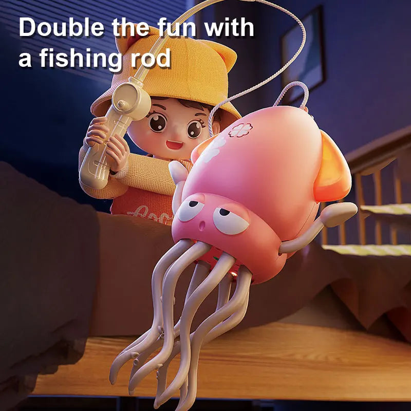 FUNNY DANCING OCTOPUS TOY ELECTRONIC PET WITH MUSIC LIGHTS CRAWLING OBSTACLE KIDS CHRISTMAS GIFT