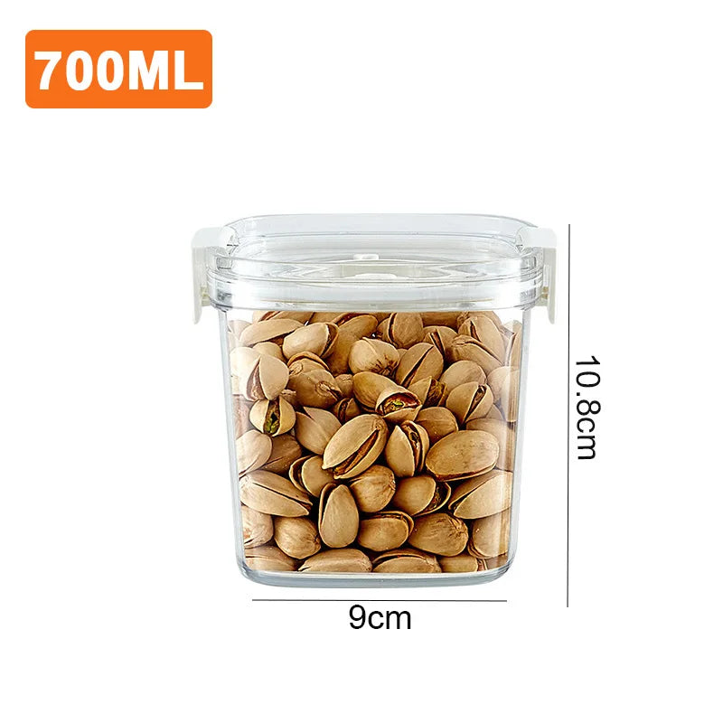 Vacuum Sealed Food Storage Container Airtight Moisture Proof Electric Jar for Dry Foods Pantry