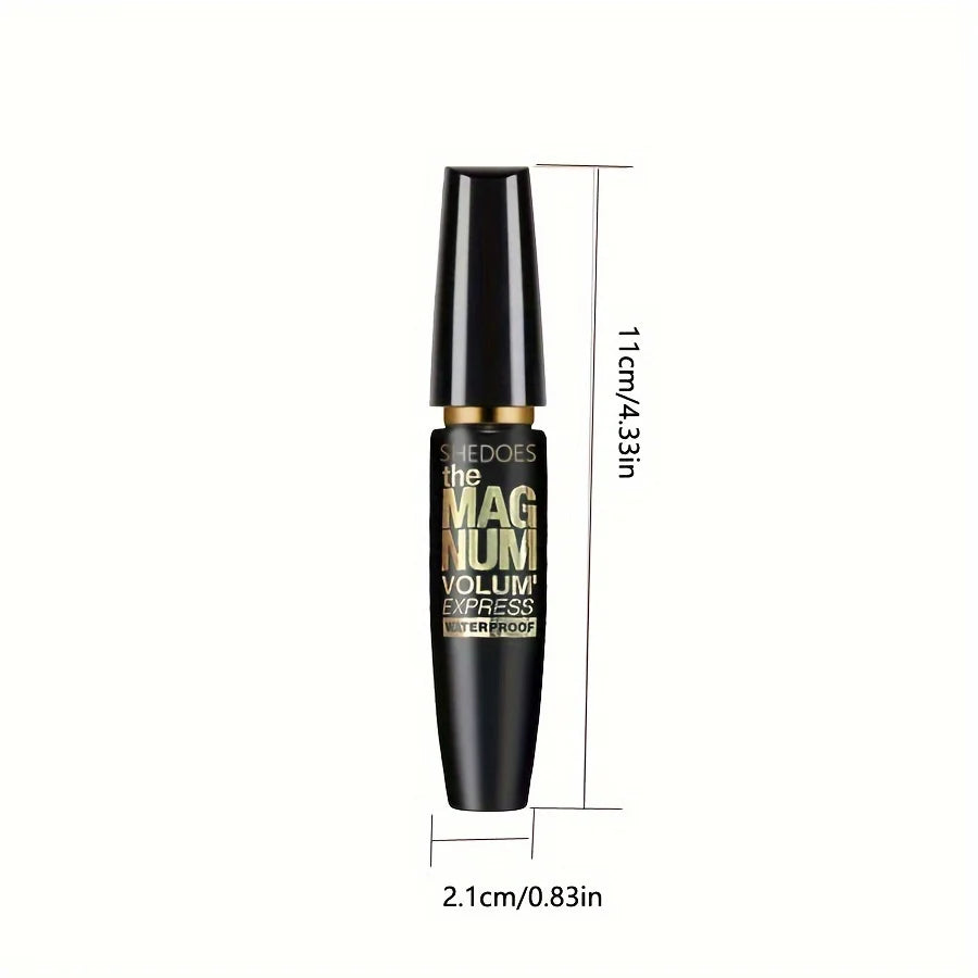 4D Black Fibre Mascara Thickening Lengthening Curling Liquid Formula Full Size 10g