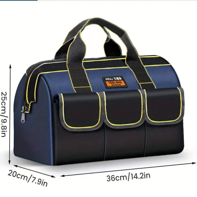 AIRAJ Multifunctional Tool Bags 1680D Oxford Cloth Waterproof Wear-Resistant Electrician Storage Bag