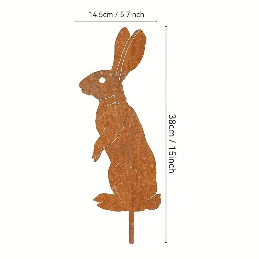 Exclusive Cute Cat Garden Silhouette – Tiki-Inspired Cat Family Garden Stakes Outdoor Decor Statues