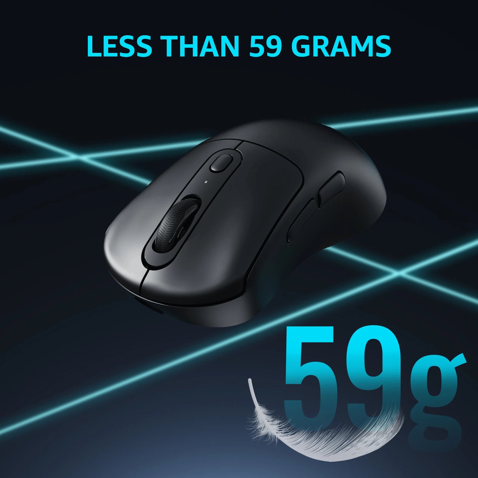 RAPOO VT3Pro Wireless Gaming Mouse 59g Lightweight 26000DPI 8KHz Polling 9 Programmable Buttons