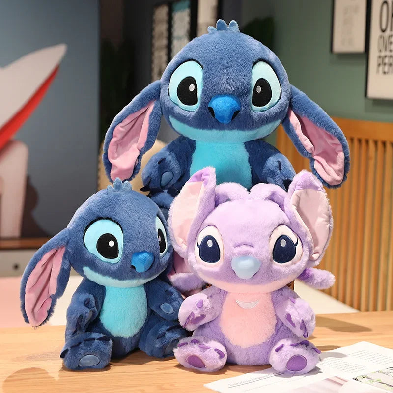Soft Lilo and Stitch Plush Toy Cuddly Pillow Stuffed Animal Christmas Gift for Girls & Kids