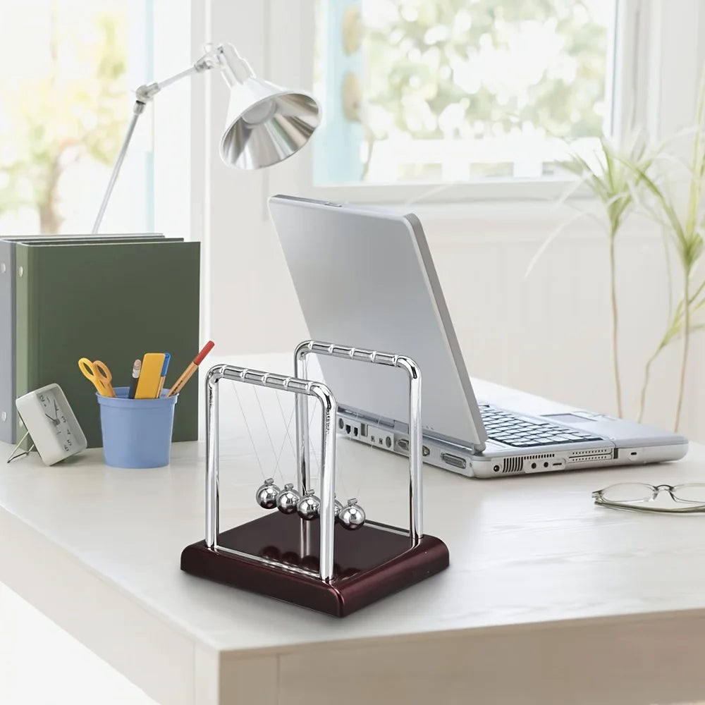 Magnetic levitation chaos pendulum physics desk gadget home office decor science gift for adults