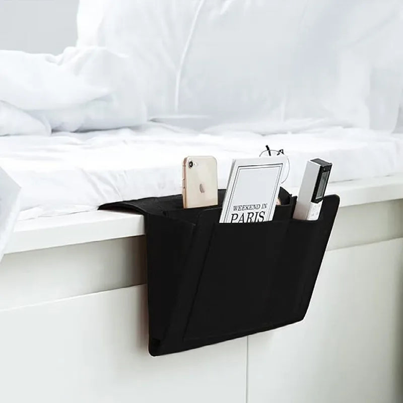Bedside, Living Room Hanging Storage Bag for Books, Mobile Phones, Remotes, Tissues and Accessories