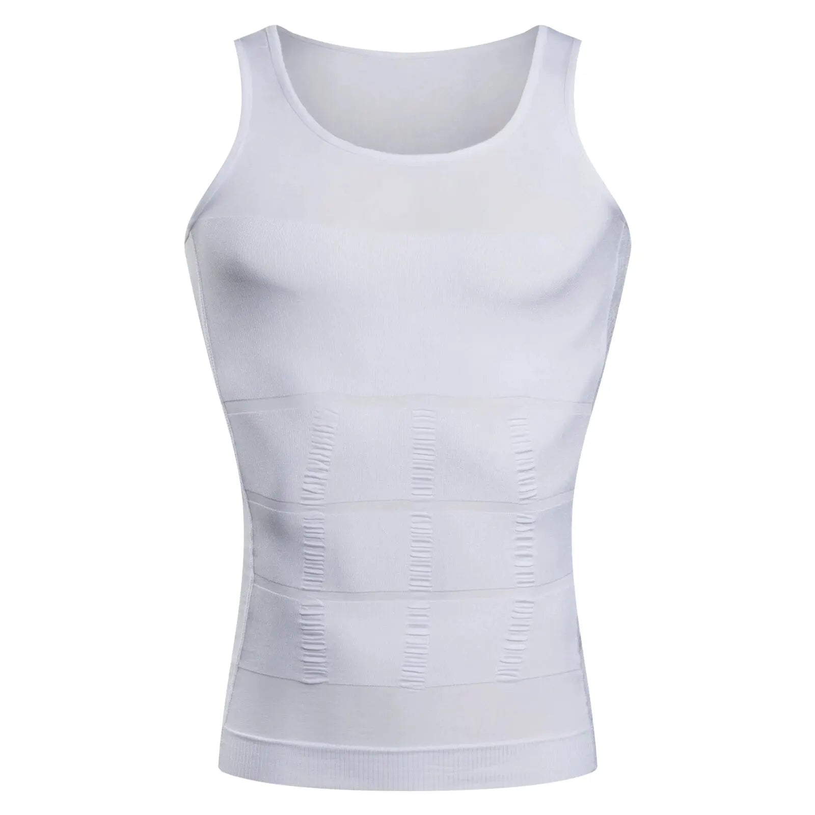 YBFDO Men's Slimming Compression Vest – Seamless Body Shaper, Waist Trainer, Belly Control Undershirt