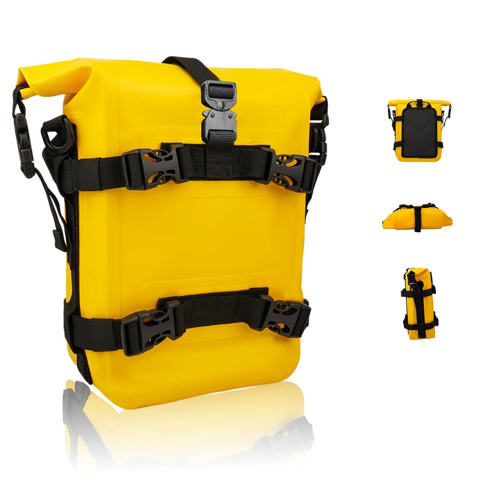 Waterproof Motorcycle Crash Bar Bags for BMW R1200GS R1250GS ADV Honda NC750X CB500X Durable Storage