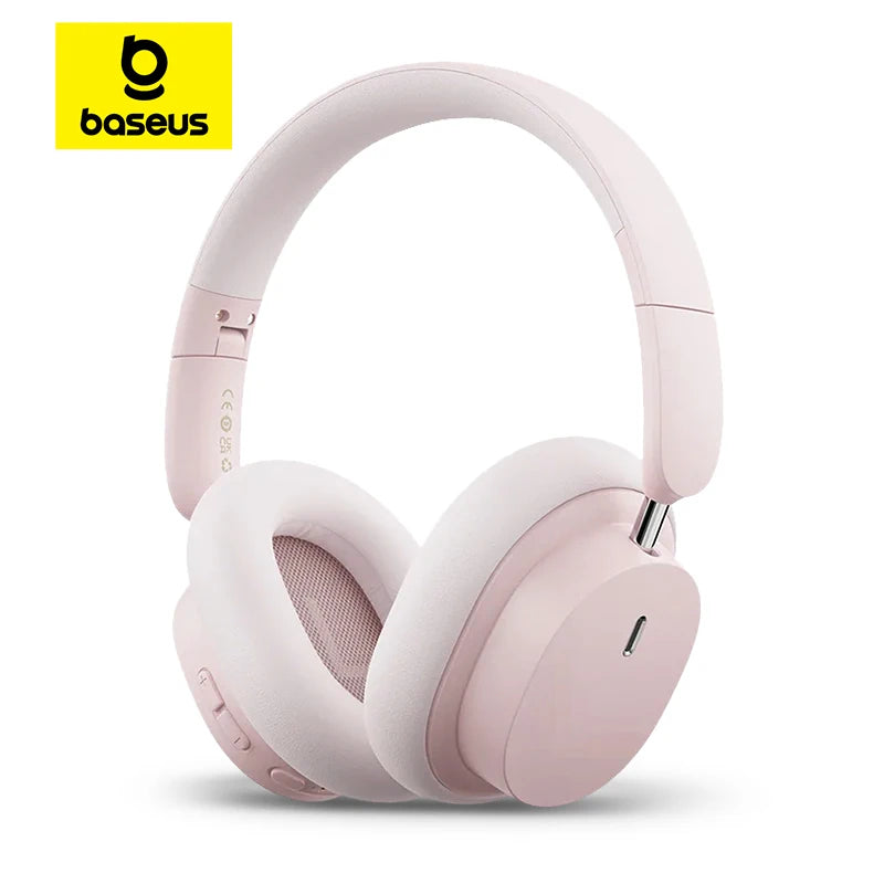 BASEUS Bowie D05 Wireless Headphones – Bluetooth 5.3, 3D Spatial Audio, 40mm Driver, 70H Playtime
