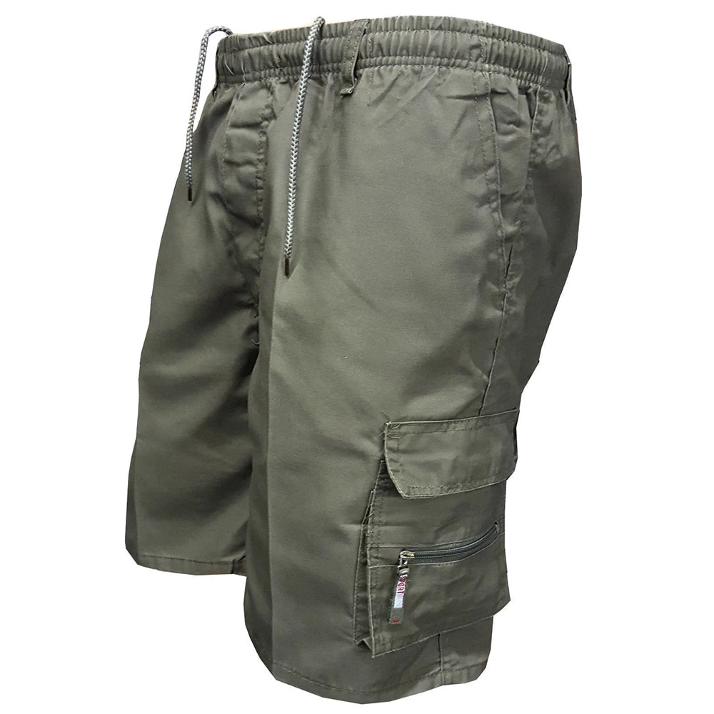 Men’s Tactical, Durable Cargo Shorts with Multi Pockets for Summer Hiking Work Casual Outdoor Wear