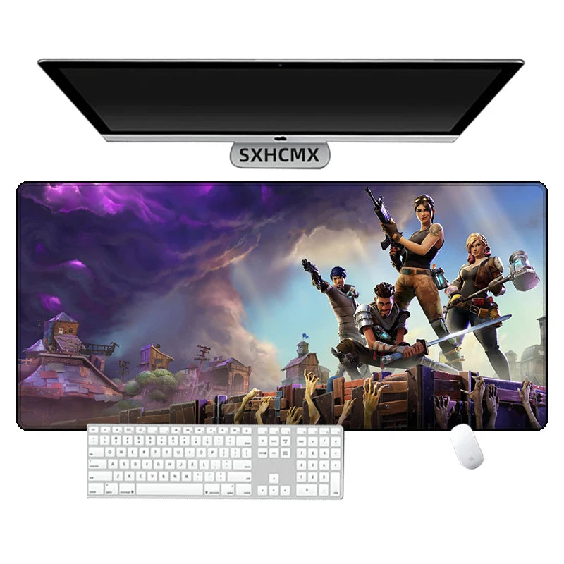 Fortnite Anime Gaming Desk Mat Mouse Pad Extended Non-Slip Waterproof PC Keyboard Mat