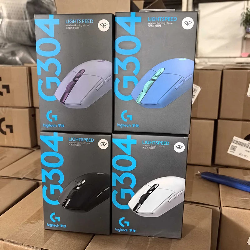 LOGITECH G304/G305 LIGHTSPEED Wireless Gaming Mouse 12000 DPI HERO Sensor 6 Programmable Buttons