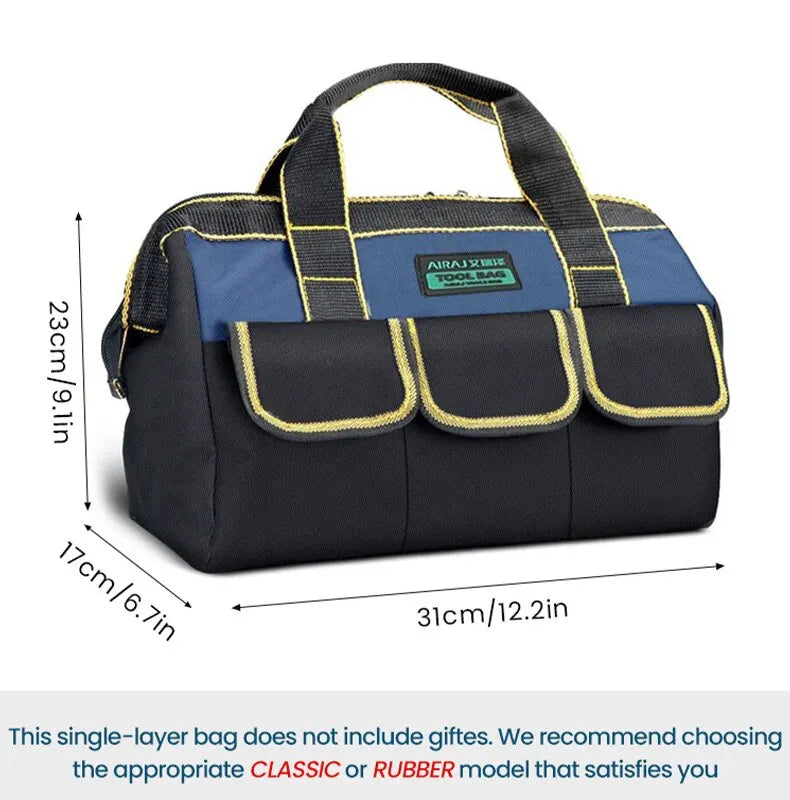 AIRAJ Multifunctional Tool Bags 1680D Oxford Cloth Waterproof Wear-Resistant Electrician Storage Bag