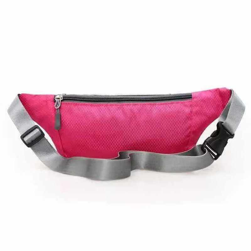 Waterproof Nylon Waist Bag Chest Pack Shoulder Crossbody Sports Travel Belt Bag for Men Women