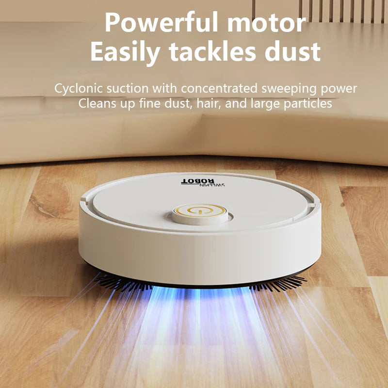 6000Pa Smart Robot Vacuum Mop 3-in-1 Strong Suction Pet Hair Cleaner for Hard Floors Carpets