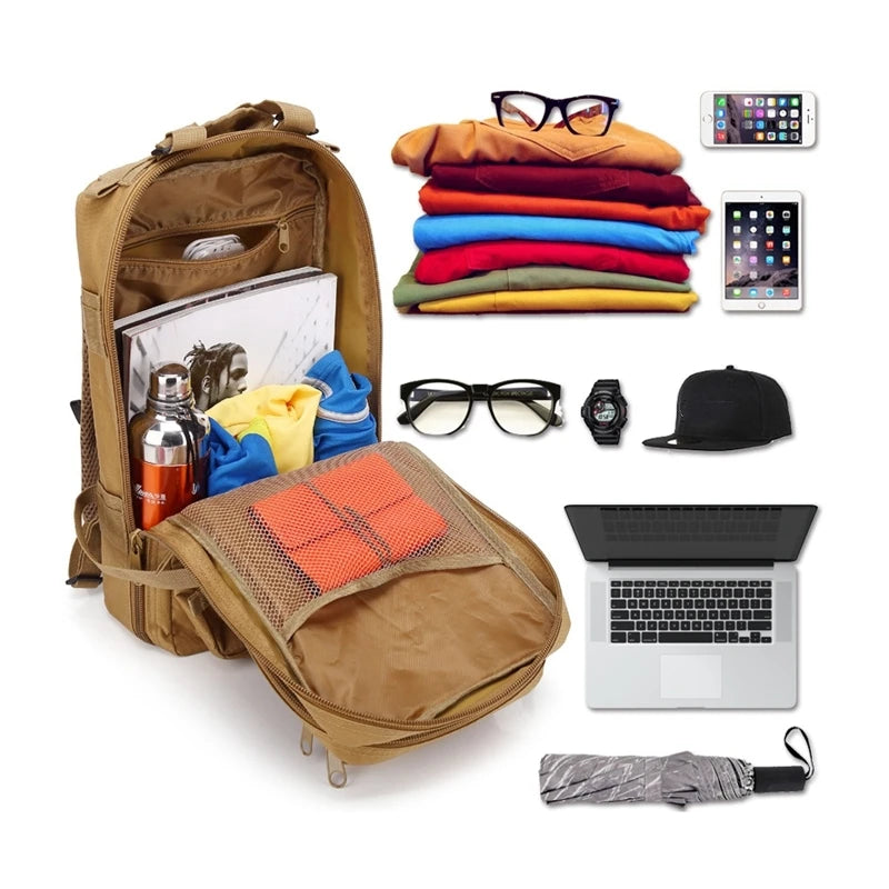 Classic Tactical Backpack 30L Camouflage Outdoor Hiking Camping Fishing Hunting Bag