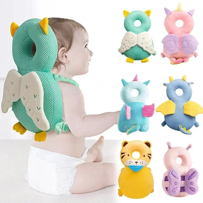 Toddler Baby Head Protector Safety Cushion Anti-Fall Cartoon Durable Pillow Infant 1-3 Years Old